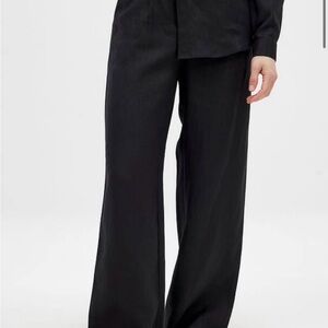 Chic Black Wide Leg Women's Jeans